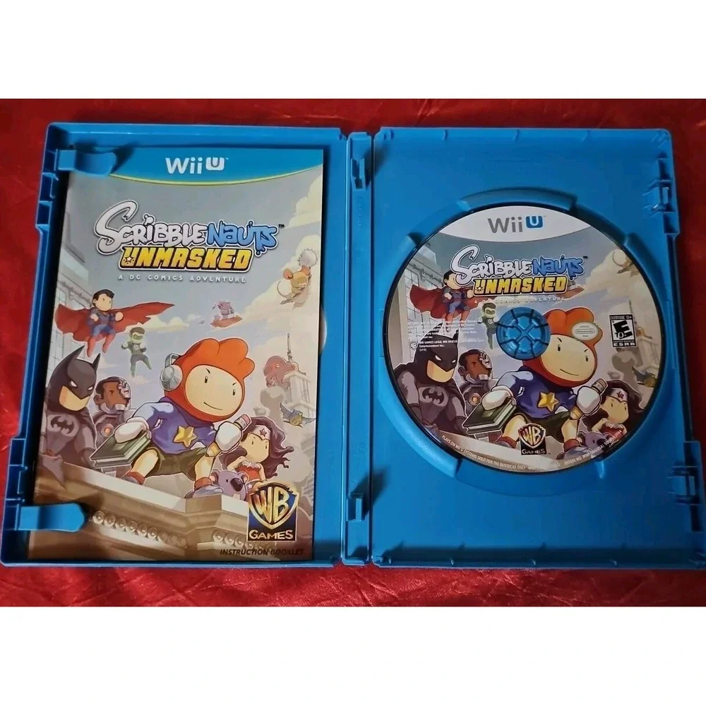 Scribblenauts Unlimited (Nintendo Wii U, 2012) Complete‎ With Manual-tested 2012